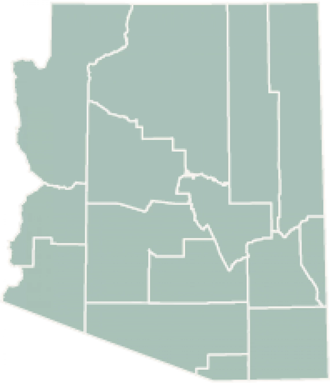 arizona counties map