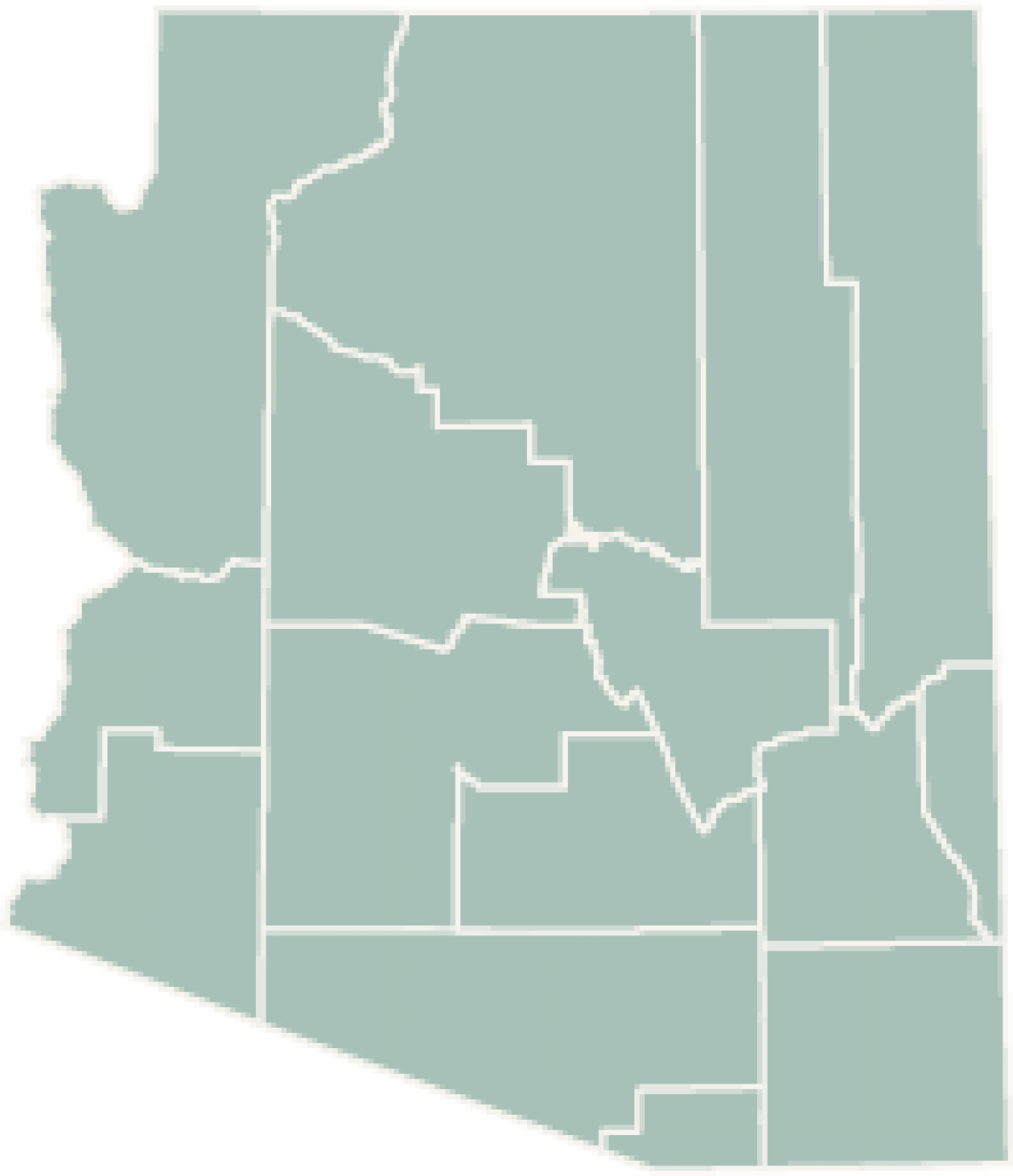 arizona counties map